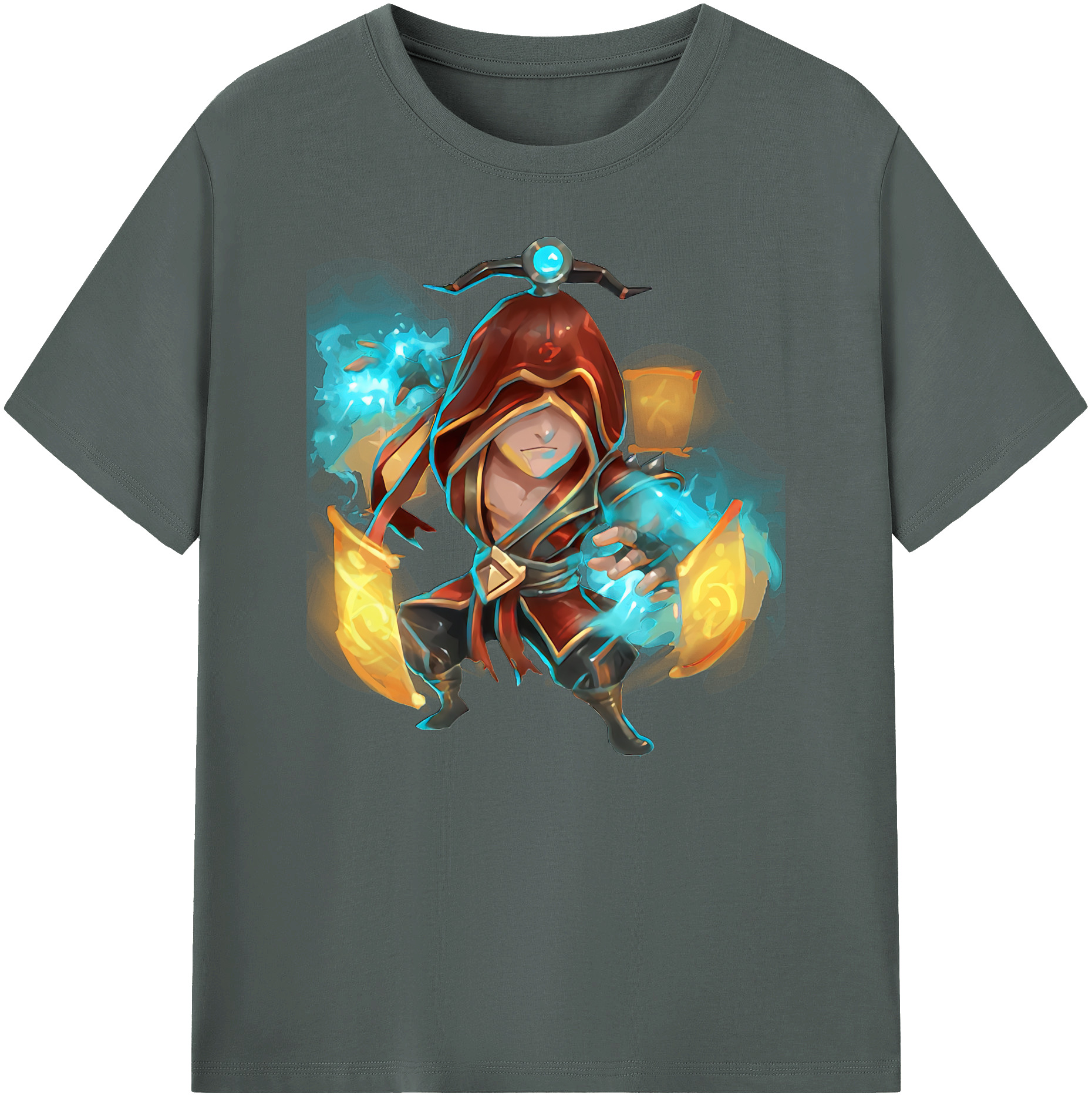 リーグ・オブ・レジェンド League of Legends LOL 綿100％ メンズ半袖Tシャツ｜肌触りやわらか＆通気性